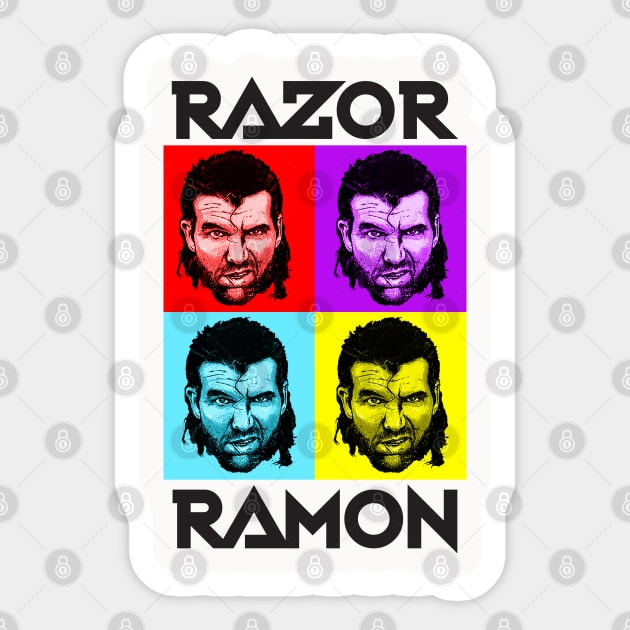 Razor ramon Thanks for the memories Sticker by RANS.STUDIO